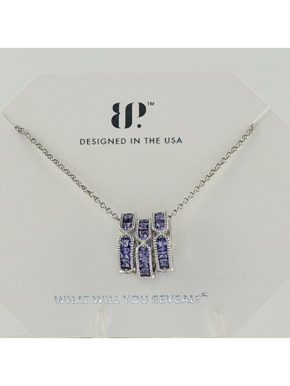 Bomb Party RBP7057 "A Moments Gaze" FARMHOUSE Setting Amethyst on Rhodium